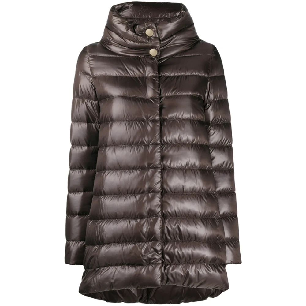 Herno Donna Marrone - Amelia Padded Coat - Coats - S