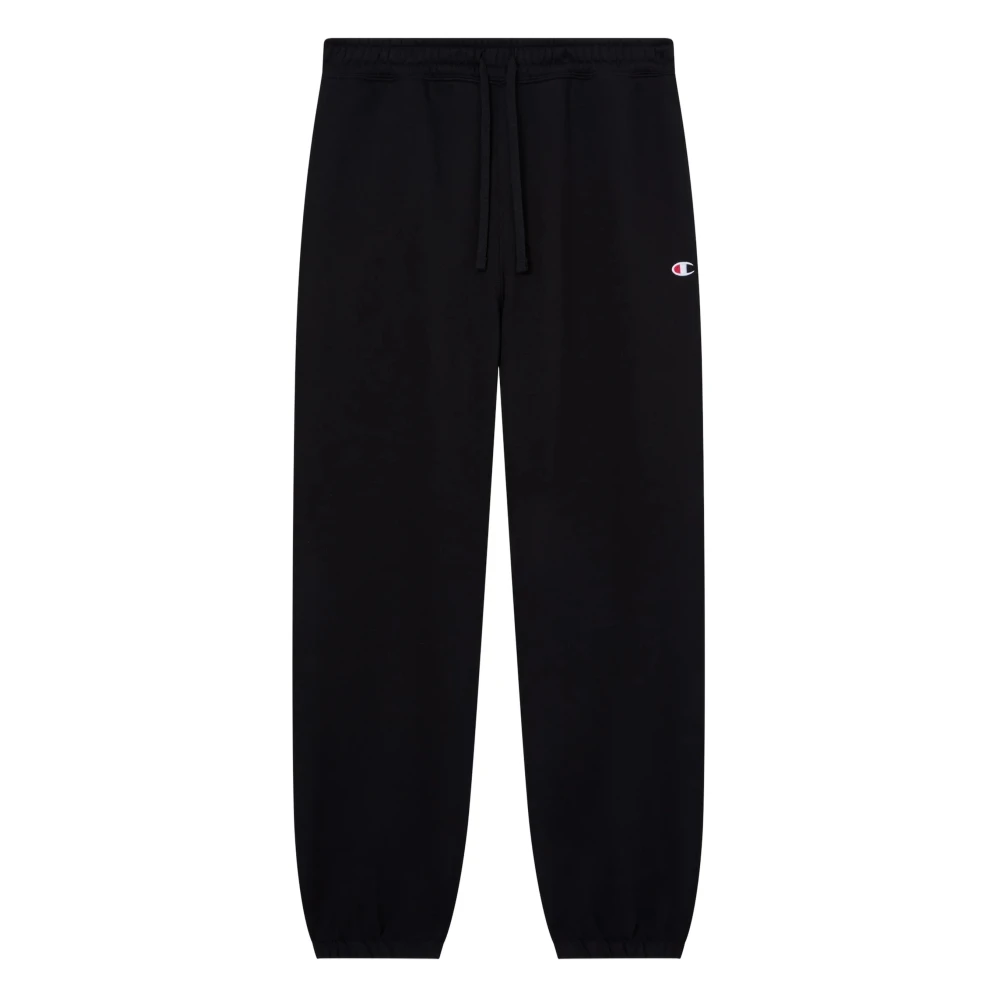 Champion Uomo Nero Modern Heritage Joggers Con Polsini Elasticizzati Neri - Immagine 4