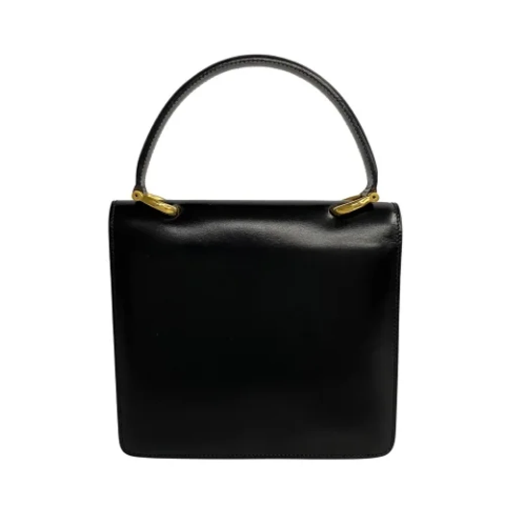 Celine Vintage Pre-owned Leather celine-bags Black Dames