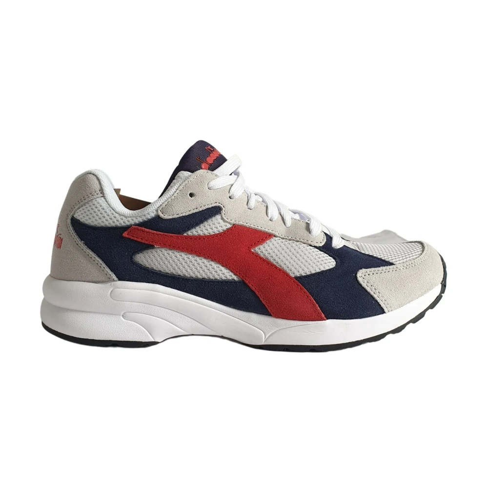 Diadora Rock /Witte Sneakers D-5000 S Heren Schoenen Veelkleurig Multicolor