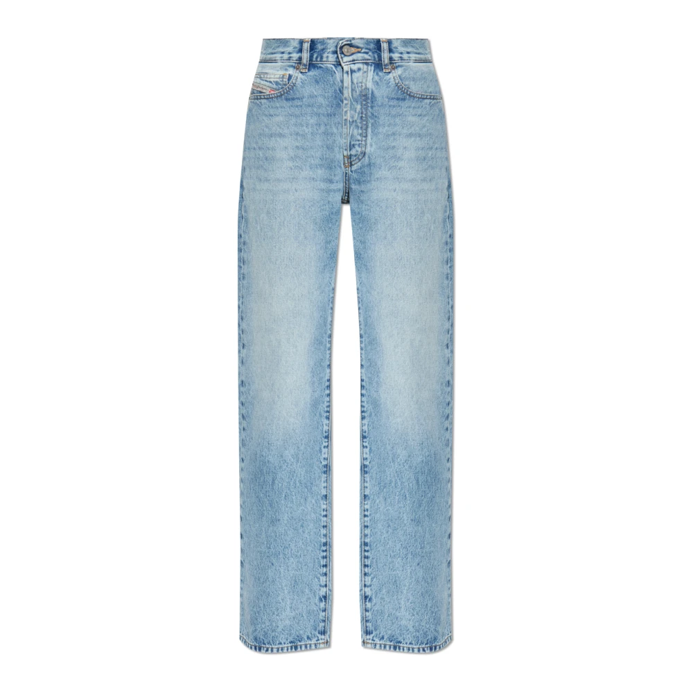 Diesel Women's Blue Straight Fit Jeans, W25 L30, Jeans 1971 D-Sent