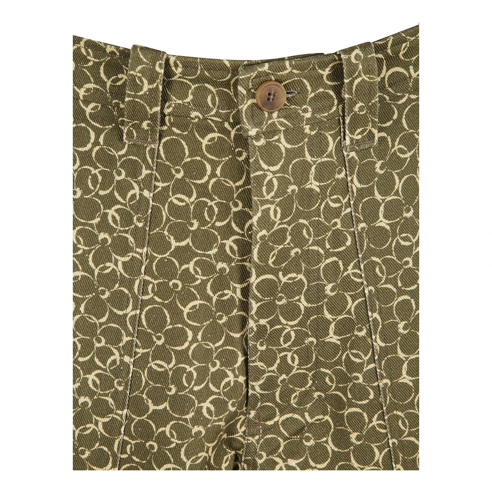 Maison Kitsuné Werkkleding Bermuda Shorts Green Heren