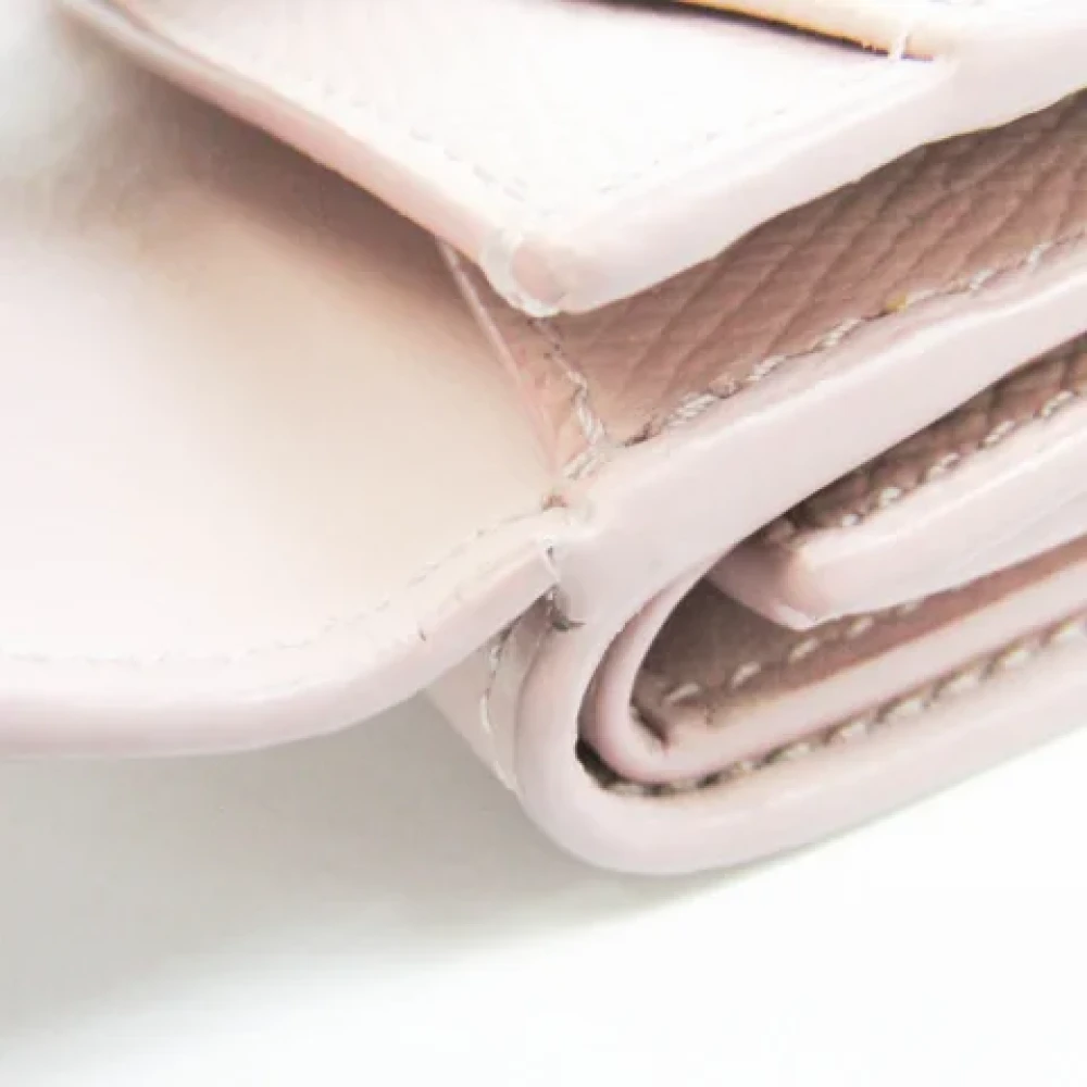 Celine Vintage Pre-owned Leather wallets Pink Dames