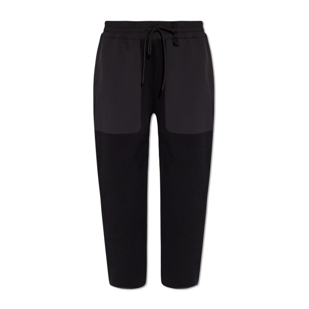 Moncler Donna Nero Pantaloni, L, New,