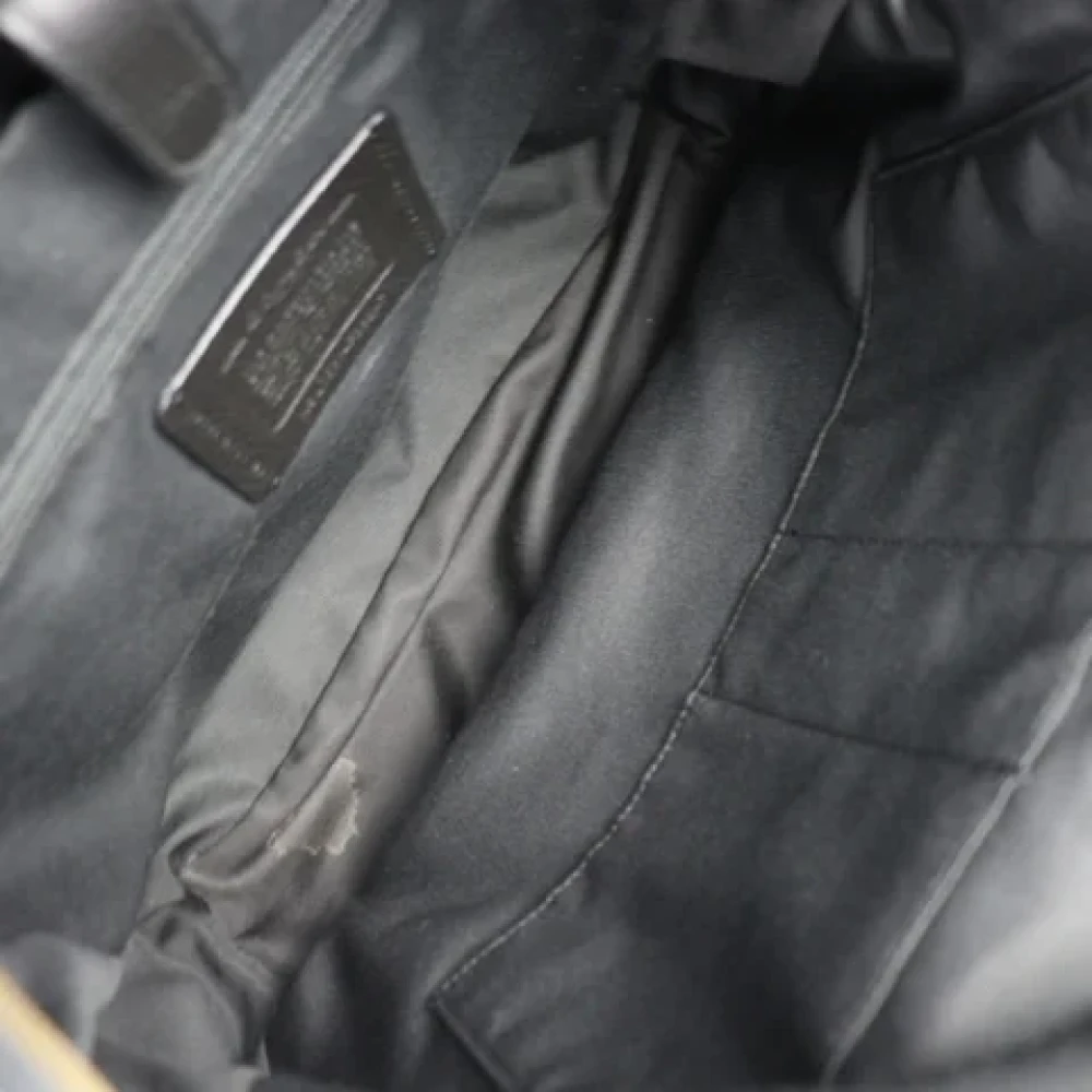 Coach Pre-owned Leather backpacks Black Dames