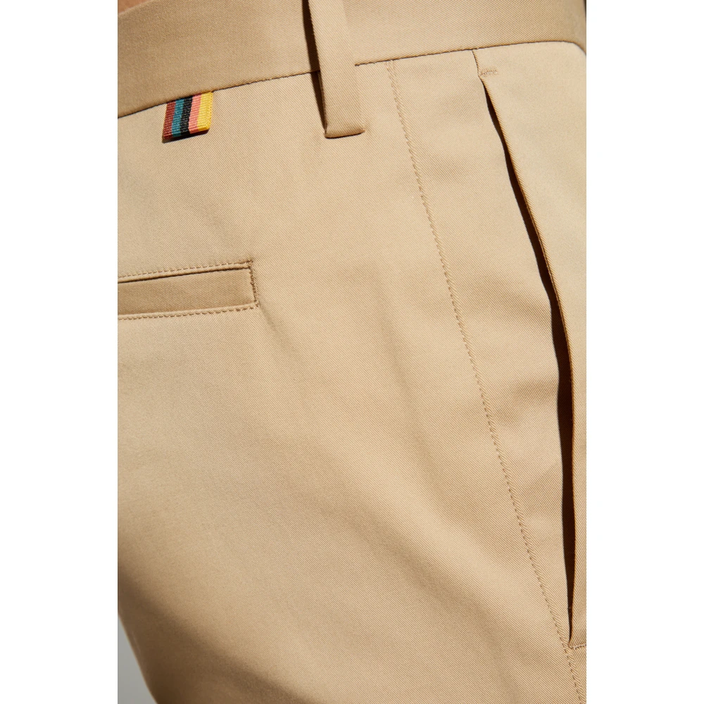 Paul Smith Broek met logo Beige Heren