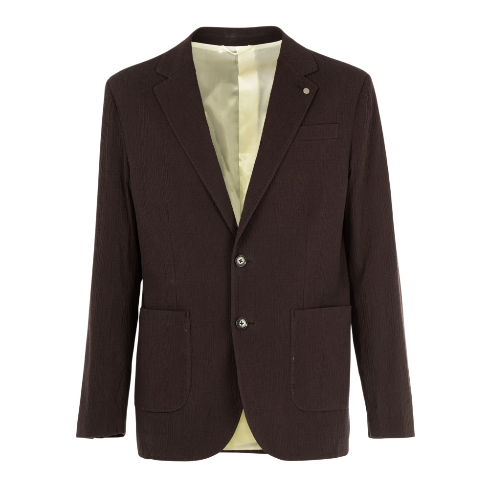 Liu Jo Casual Heren Blazer Outlet Prijs Brown Heren