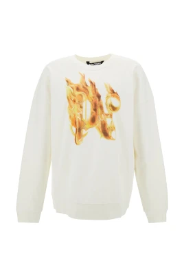 Burning Monogram Crewneck