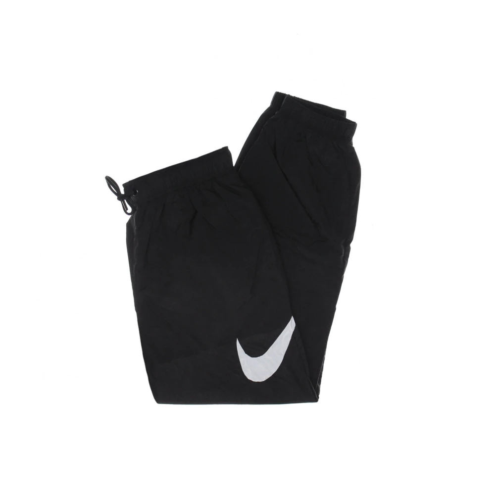Nike Essential Woven Pant HBR Zwart Wit Black Dames