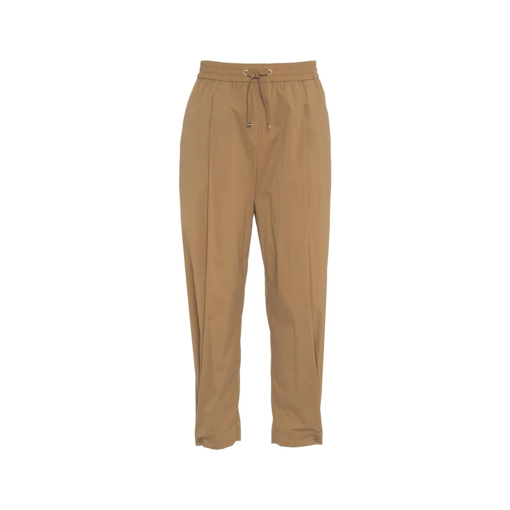 Herno Vrouw Bruin Nylon Stretch Resort Broek