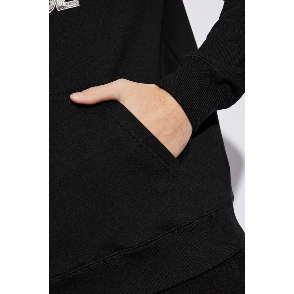 Versace Sweatshirt met Logo Black Heren