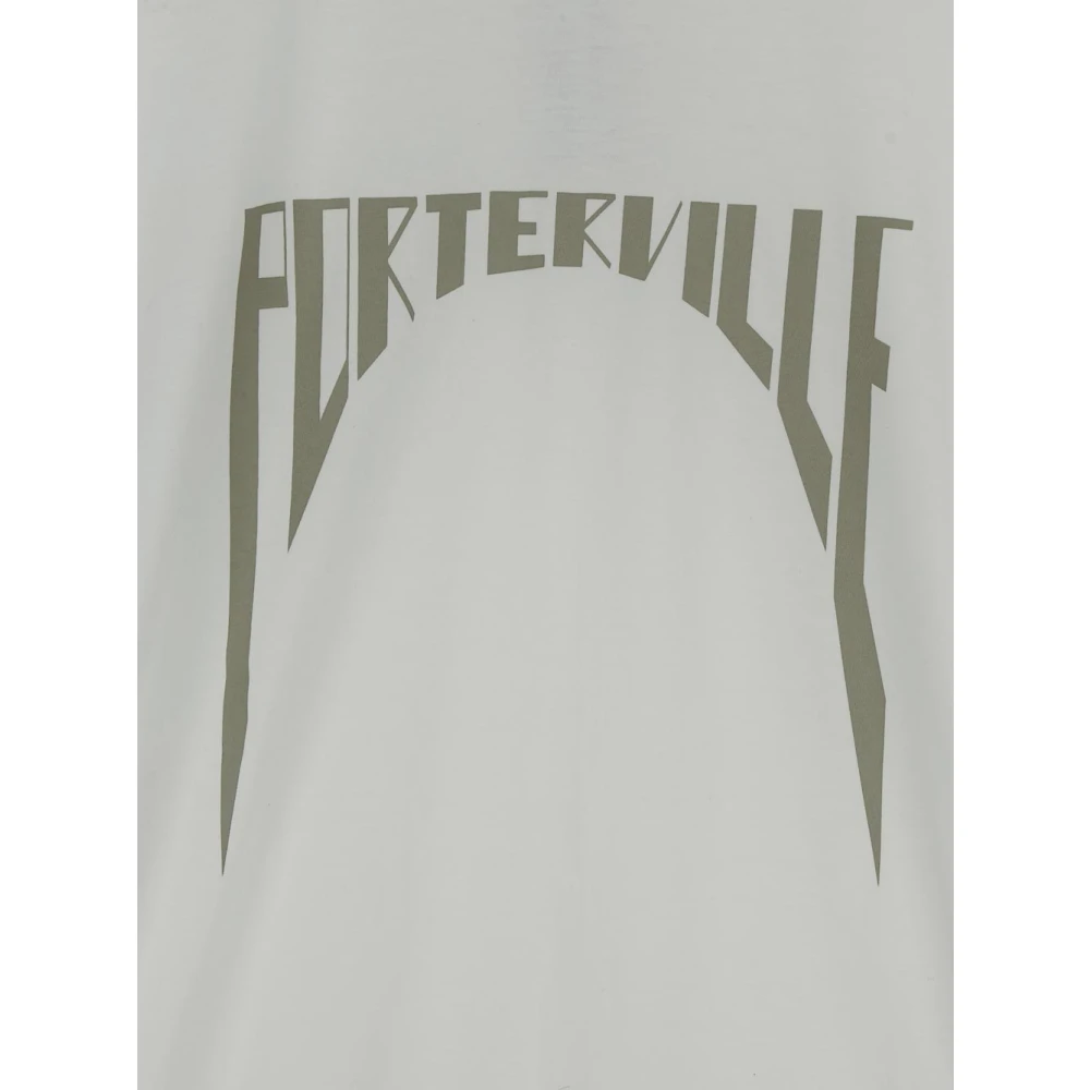 Rick Owens Katoenen Tarp T-Shirt White Heren