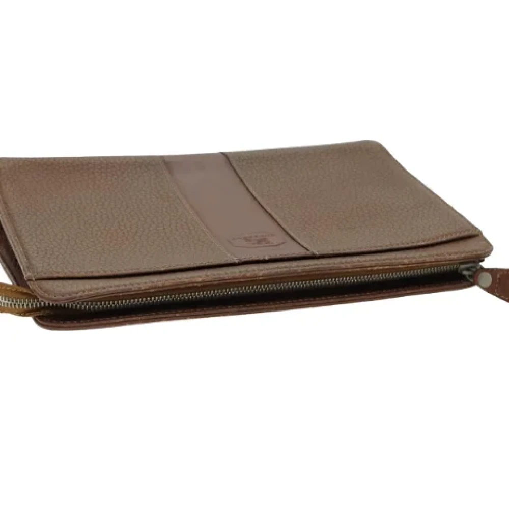 Burberry Vintage Pre-owned Leather clutches Brown Dames