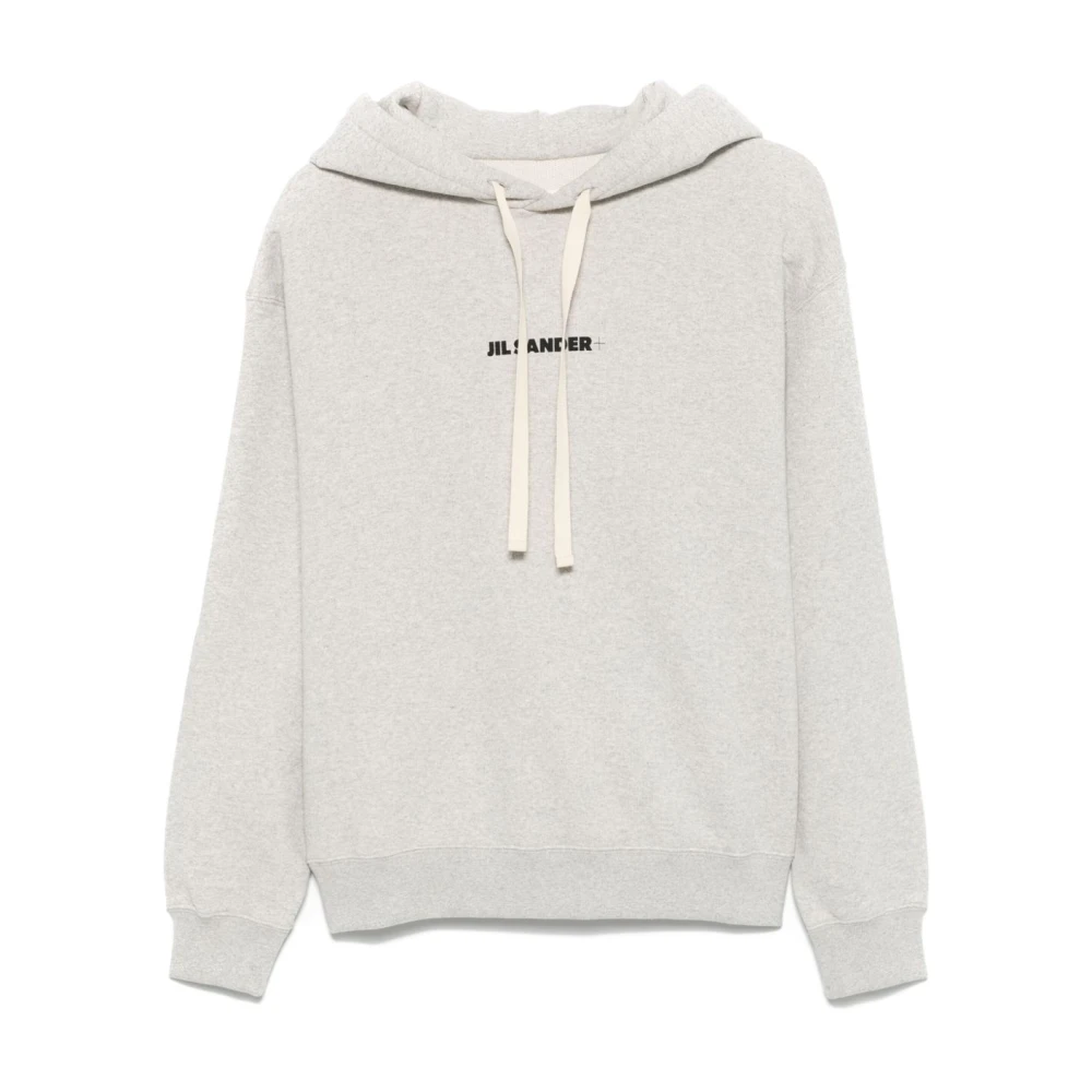 Jil Sander Grijze Katoenen Trui Damesmode Gray Dames