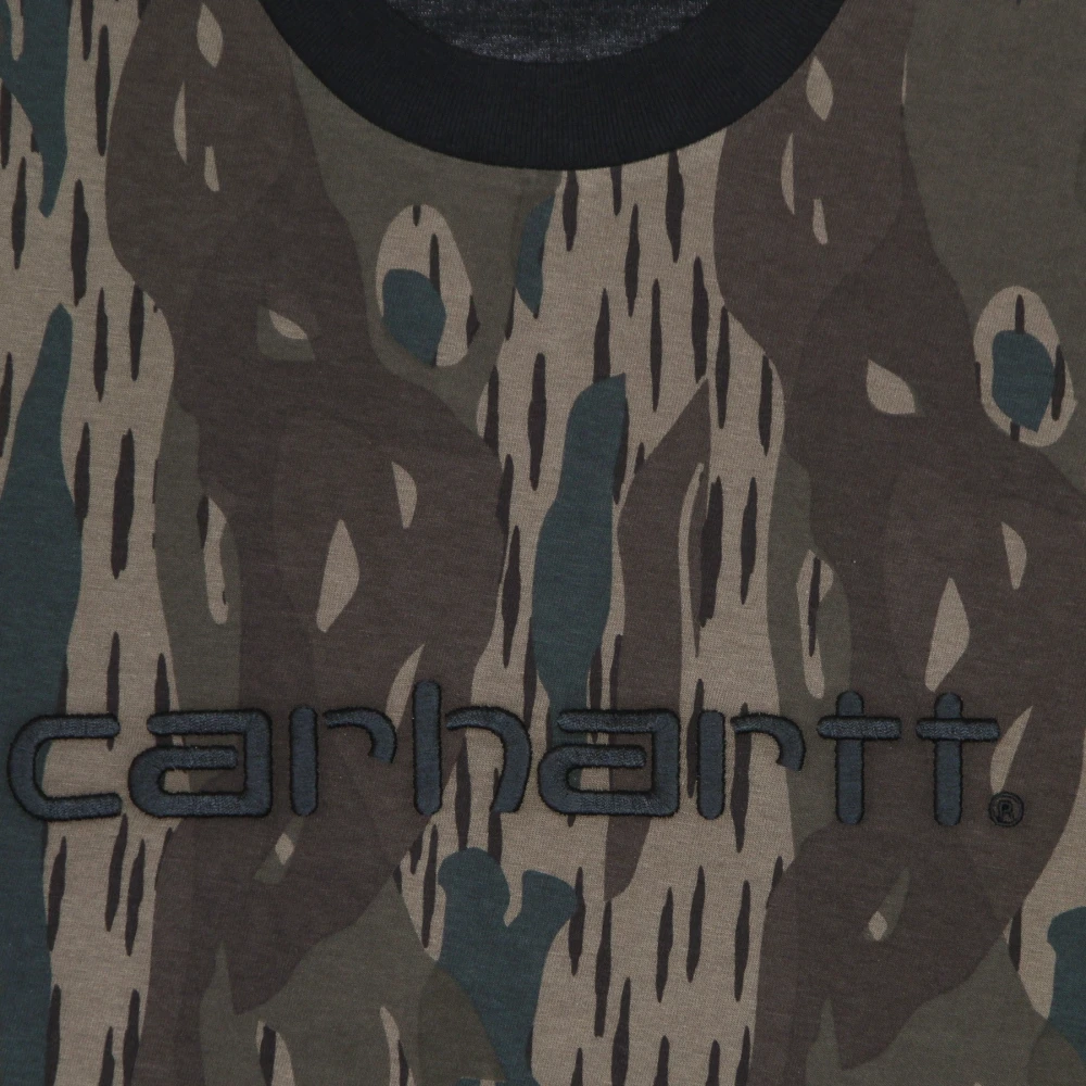 Carhartt WIP Camo Unite Tee Zwart Korte Mouw Multicolor Heren