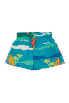 borns-gronne-badeshorts-med-sejlbatsmonster