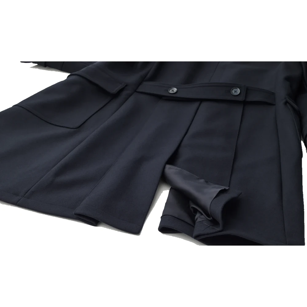 Belstaff Milford Military Style wollen jas Blue Heren