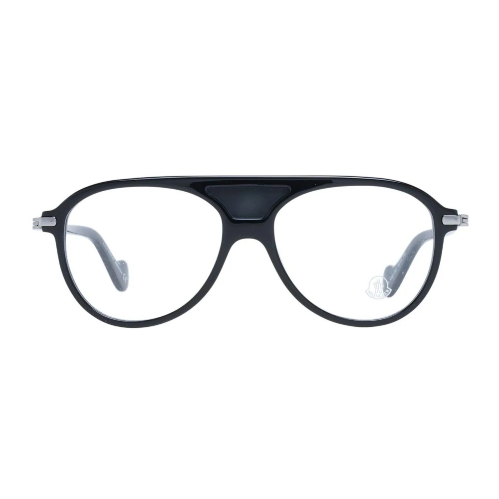 Moncler Heren Aviator Optische Frames met Demo Lenzen Black Heren