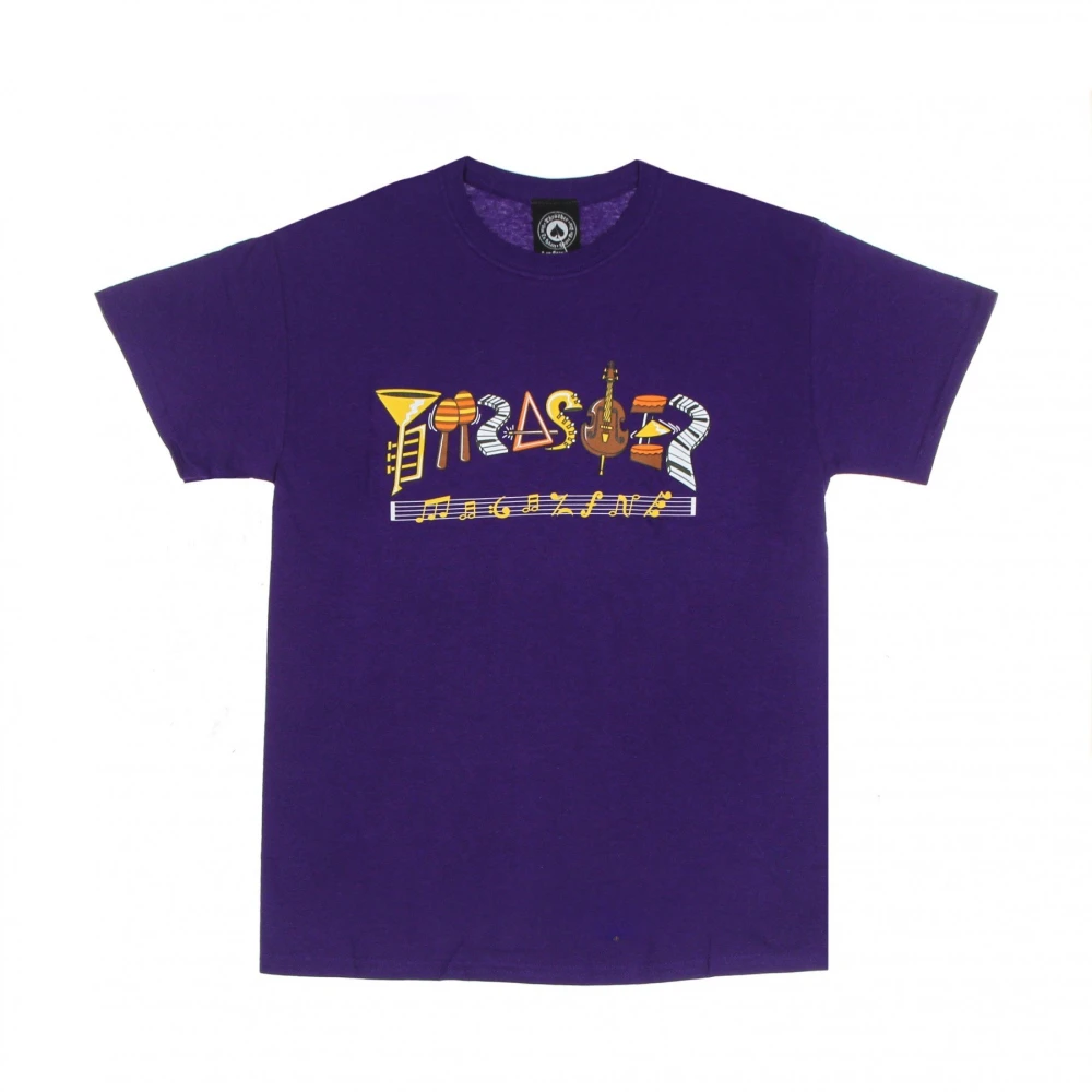 Thrasher Fillmore Logo Tee - Lila Streetwear Purple, Herr