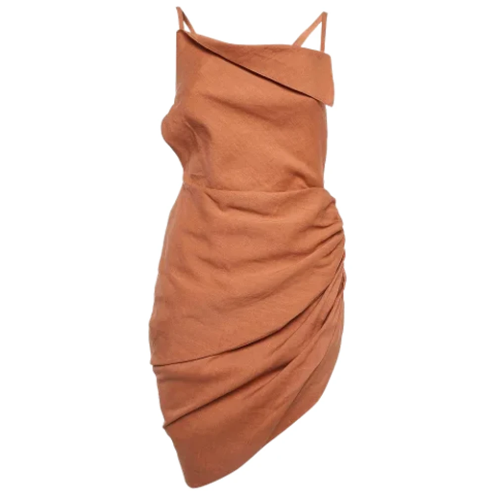 Jacquemus Pre-owned Fabric dresses Orange Dames