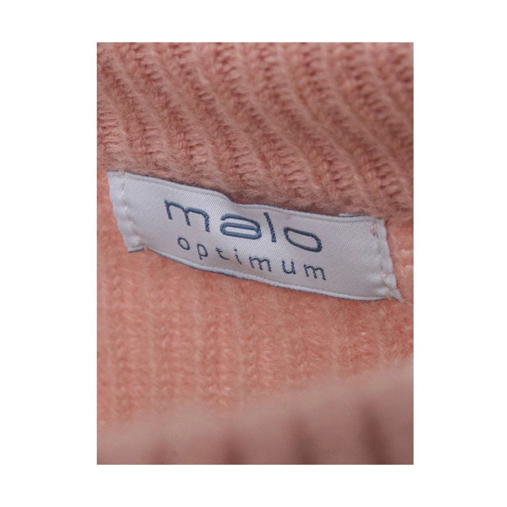 Malo Luxe Cashmere Top in Roze Pink Dames