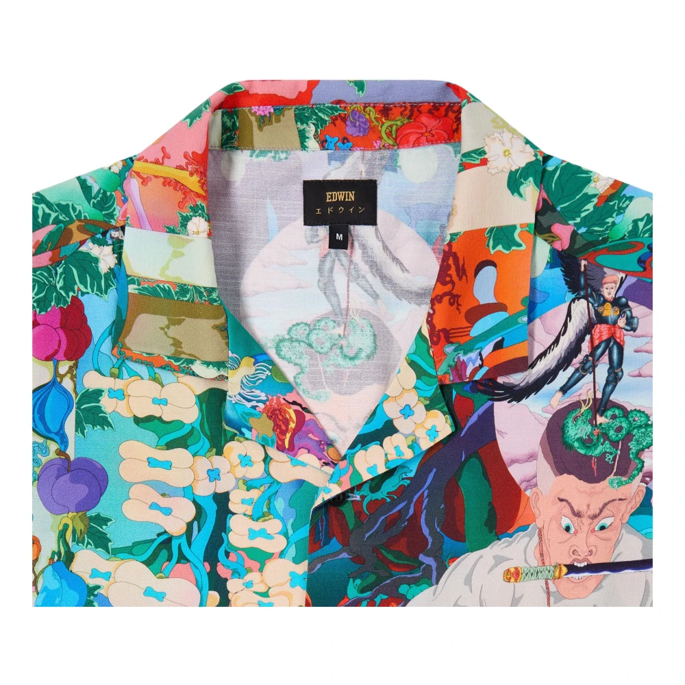Edwin Short Sleeve Shirts Multicolor Heren