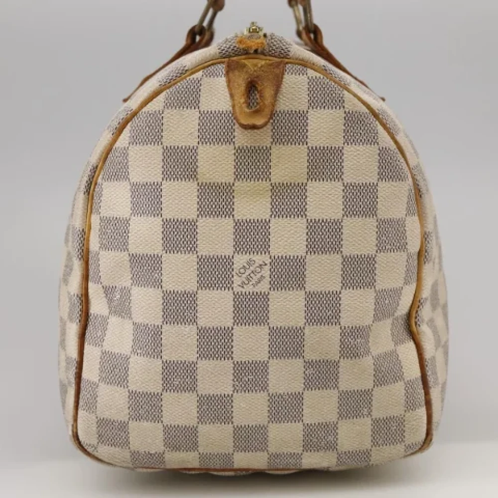 Louis Vuitton Vintage Pre-owned Canvas handbags White Dames