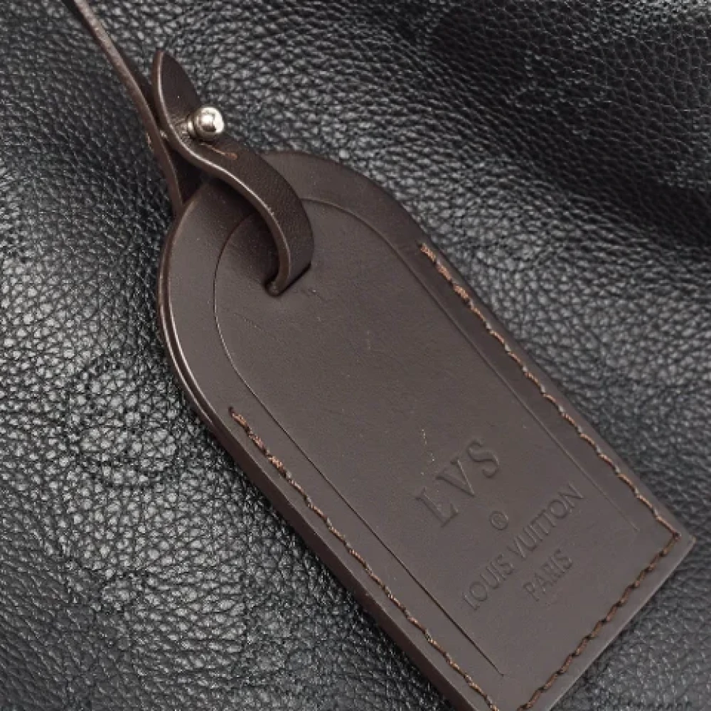 Louis Vuitton Vintage Pre-owned Leather handbags Black Dames