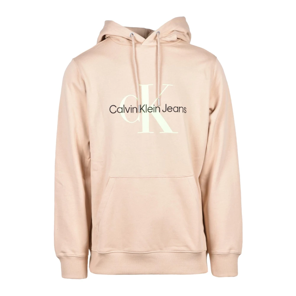 Calvin Klein Jeans Katoenen Sweatshirt Beige Heren