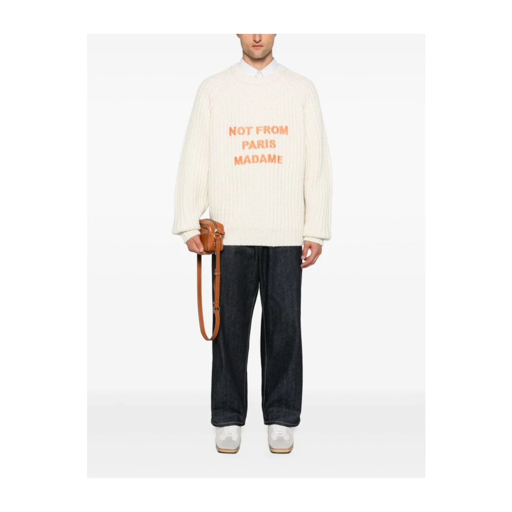 Drole de Monsieur Beige Sweatshirt Aw24 Beige Heren