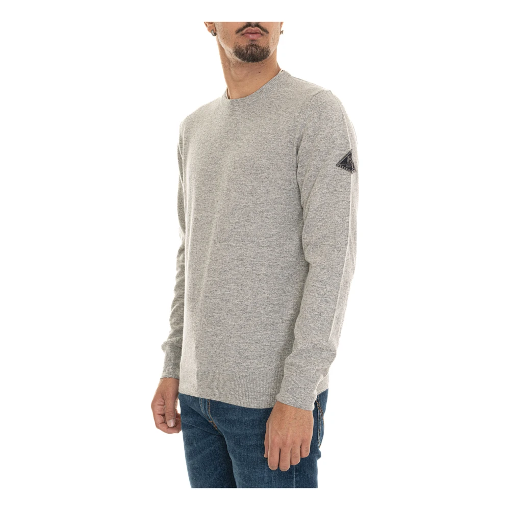 Roy Roger's Ribgebreide Trui met Armband Gray Heren