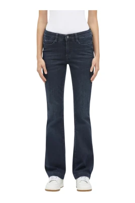 Bootcut Jeans Midnattsblå Tvätt