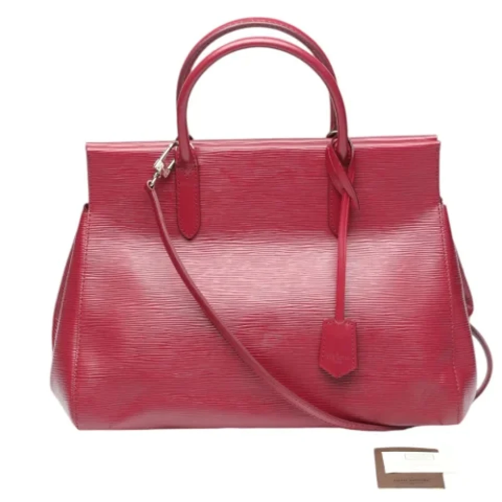 Louis Vuitton Vintage Pre-owned Leather louis-vuitton-bags Red Dames