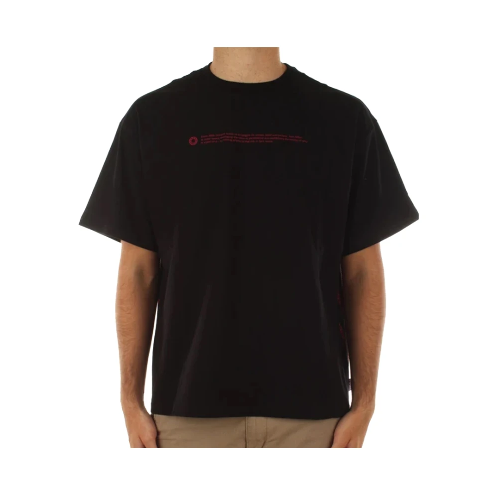 Octopus Outline Logo Tee Black Heren