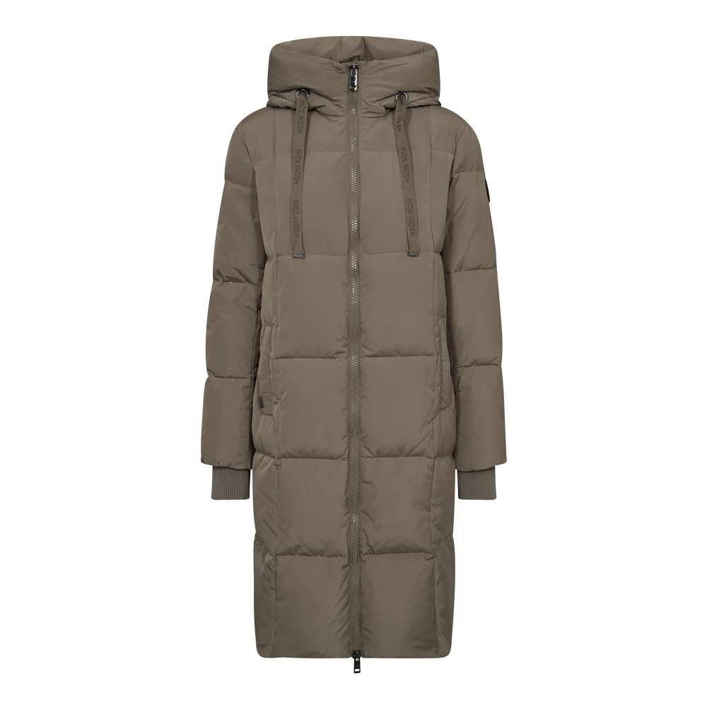Mos Mosh Women's Green Square Down Coat Brindle - Down Coats - Xs - Coats