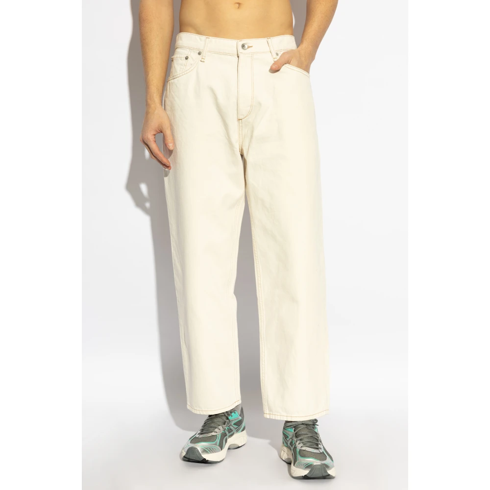 Rag & Bone Baggy Jeans Beige Heren