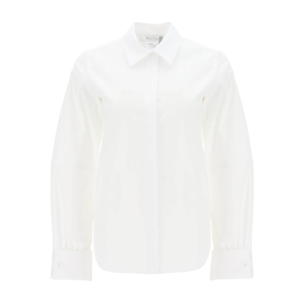 Max Mara Klassieke Witte Button-Up Shirt White Dames