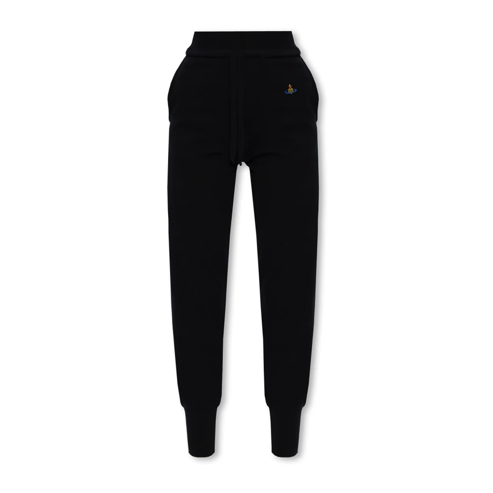 Vivienne Westwood Sweatpants met logo Black Dames