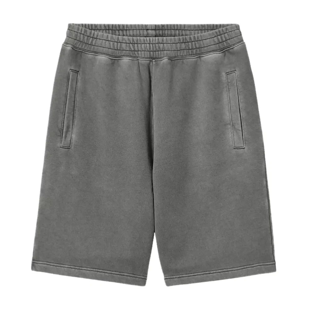 Carhartt Wip Men's Gray Graphite Balloon Fit Sweat Shorts - Casual Shorts - S - Shorts