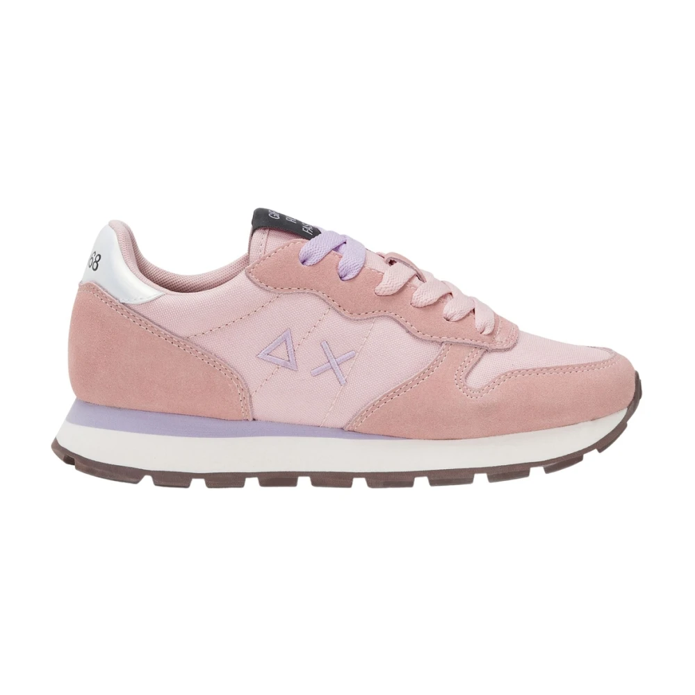 Sun68 Leren en Stoffen Casual Sneaker Dames Schoenen Roze