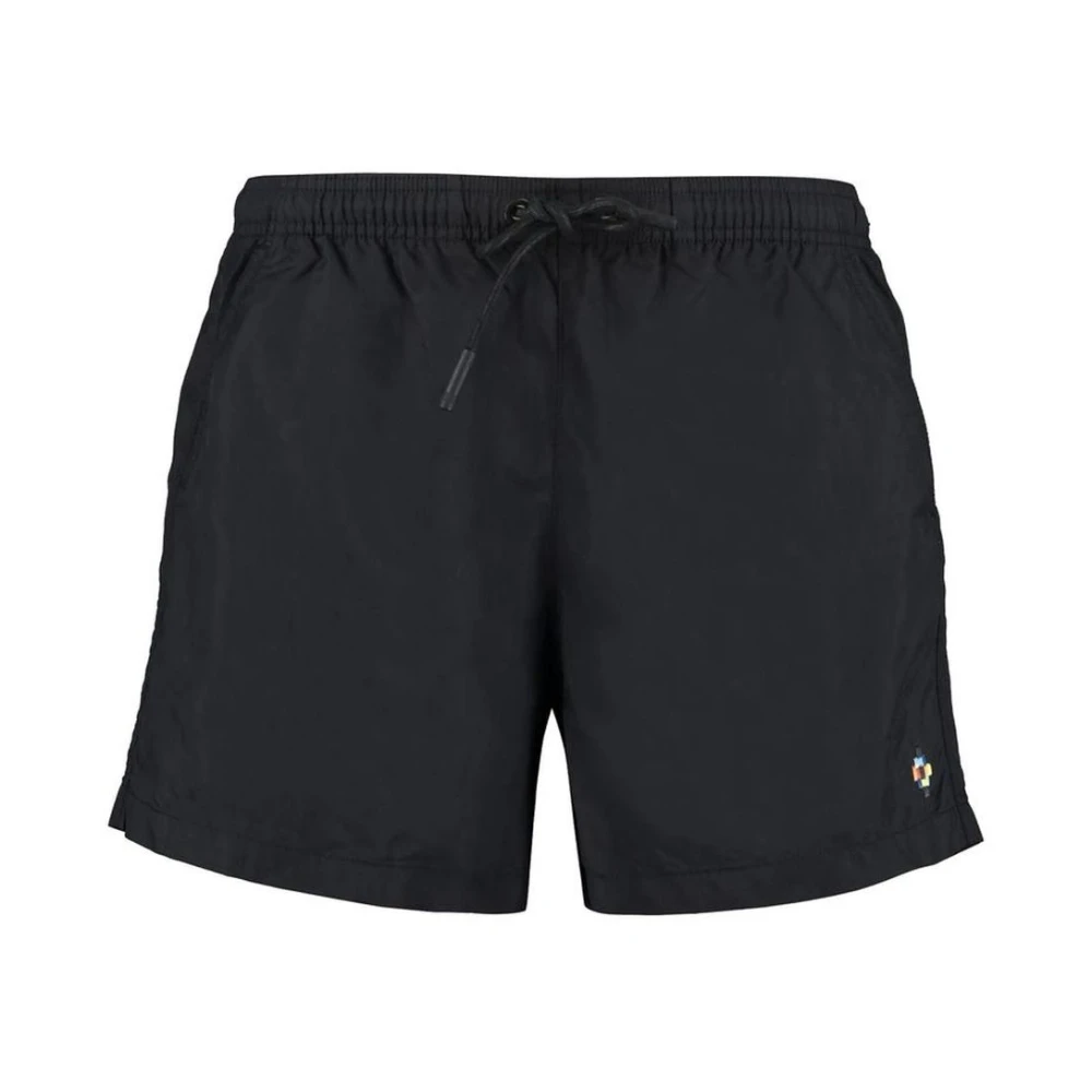 Marcelo Burlon Men's Black Polyamide Short And Mini Shorts