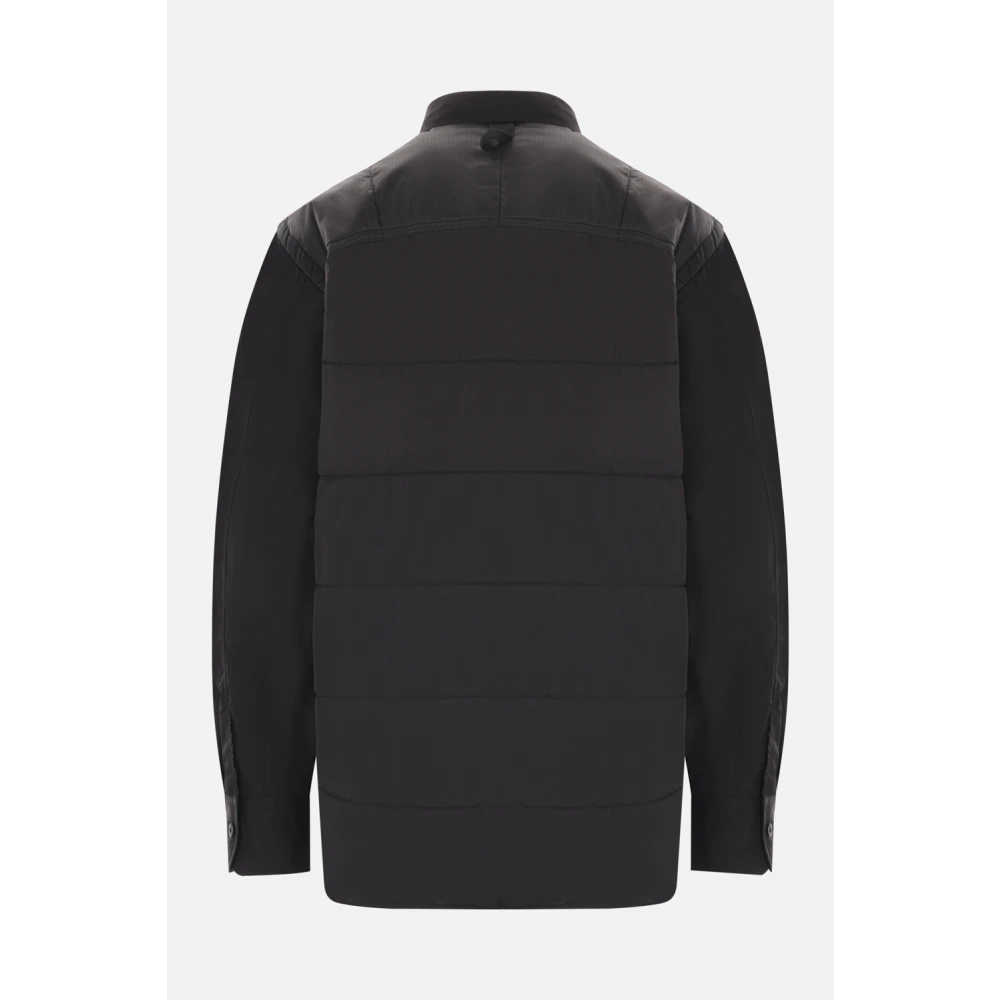 Junya Watanabe Zwarte Katoenen Overhemdjasje Black Heren