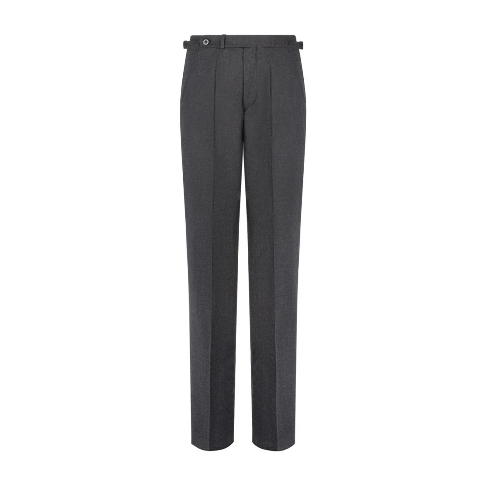 Boglioli Stijlvolle Chinosbroek van Virgin Wool Gray Heren