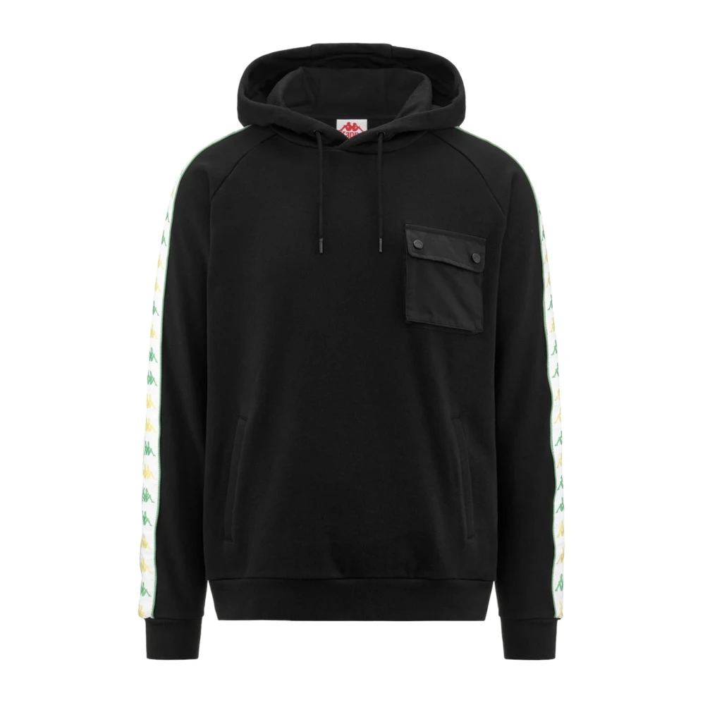 Kappa Heren Hoodie 222 Banda Sirio Black Heren