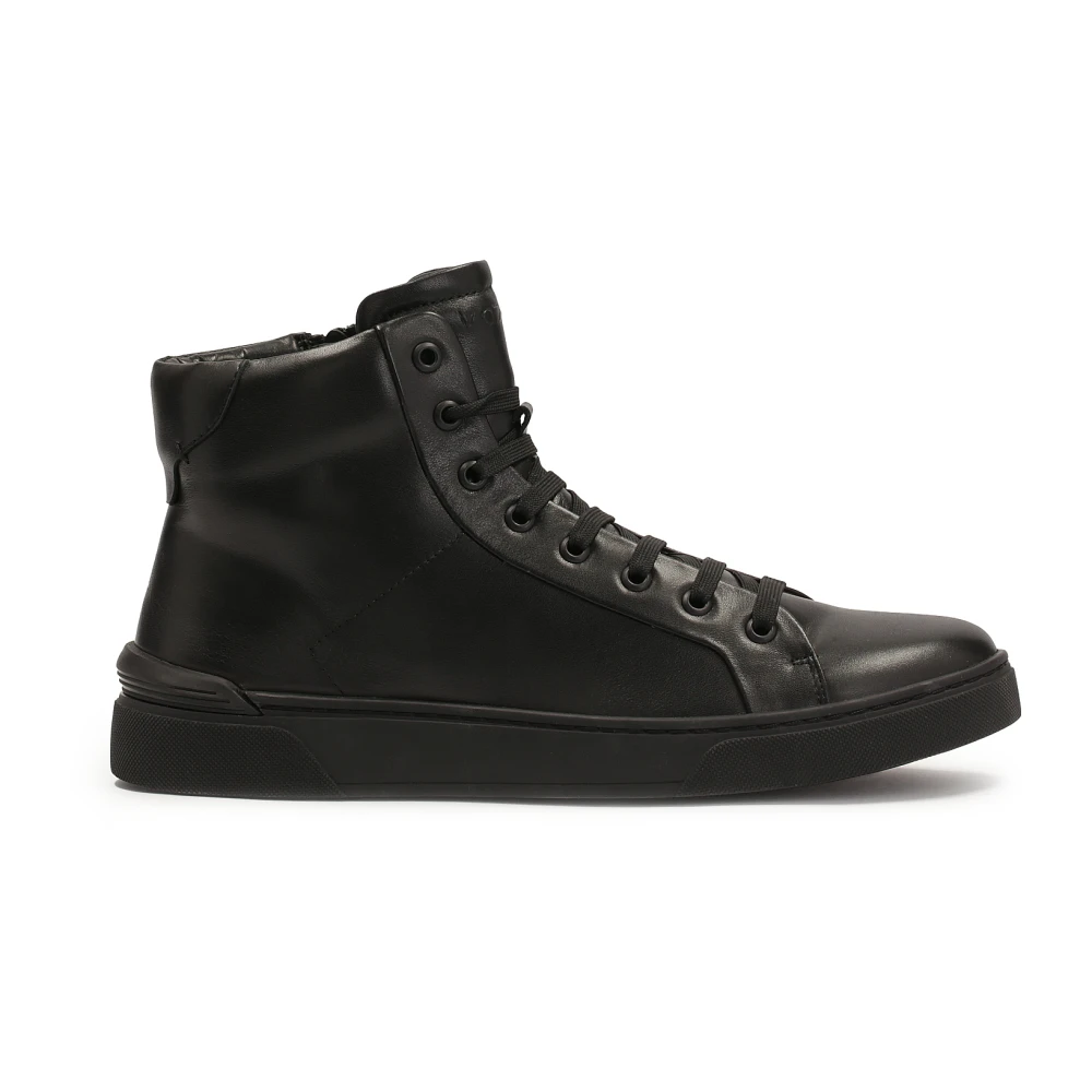 Kazar Minimalistische herensneakers in zwarte