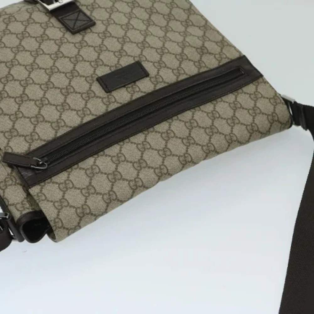 Gucci Vintage Pre-owned Canvas gucci-bags Beige Dames