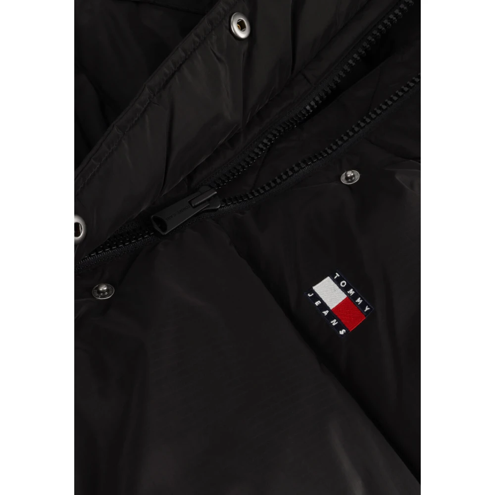 Tommy Jeans Lange Pufferjas voor dames Black Dames