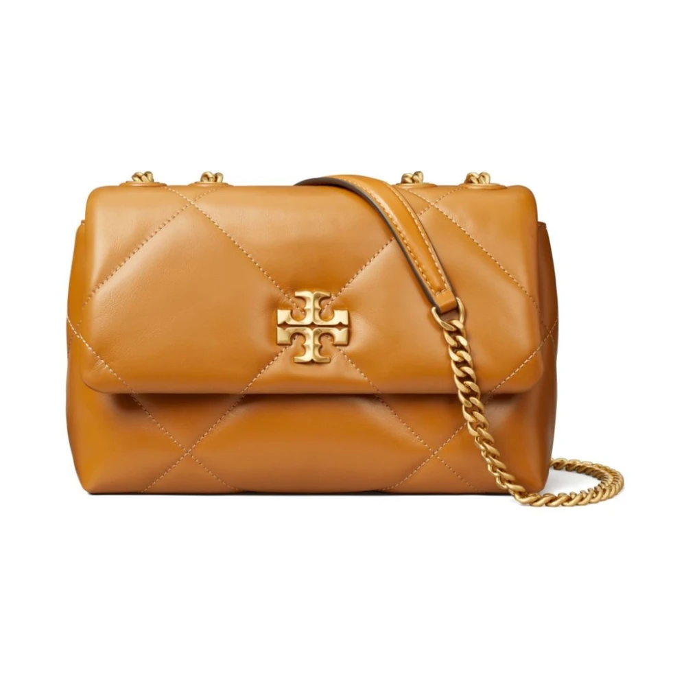 TORY BURCH Crossbody bags Kira Diamond Quilt Small Convertible Shoulder Bag in bruin