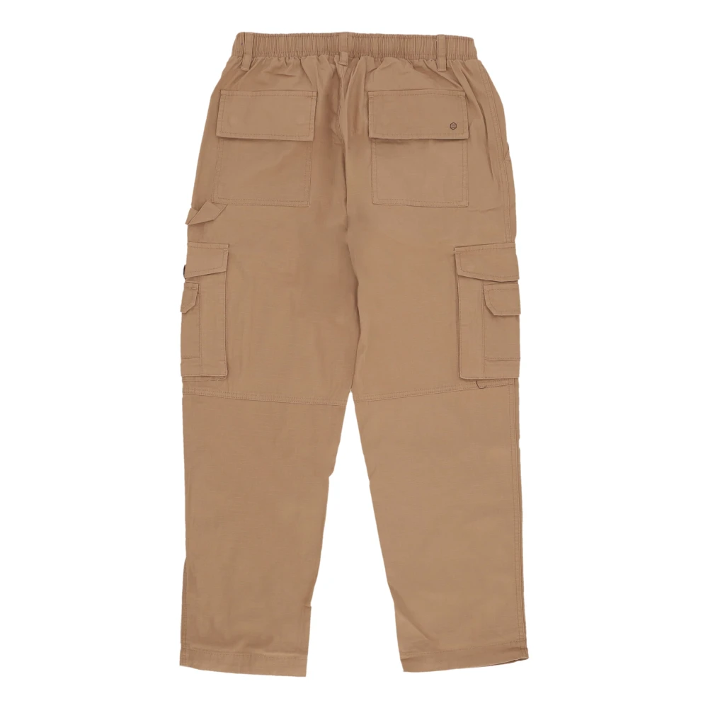 Dolly Noire Ripstop Baggy Cargo Broek Beige Heren