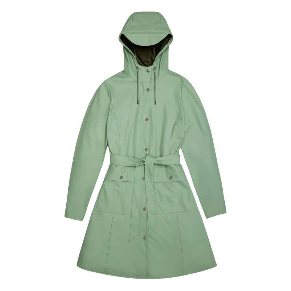 Rains Curve Waterdichte Jas Green Heren
